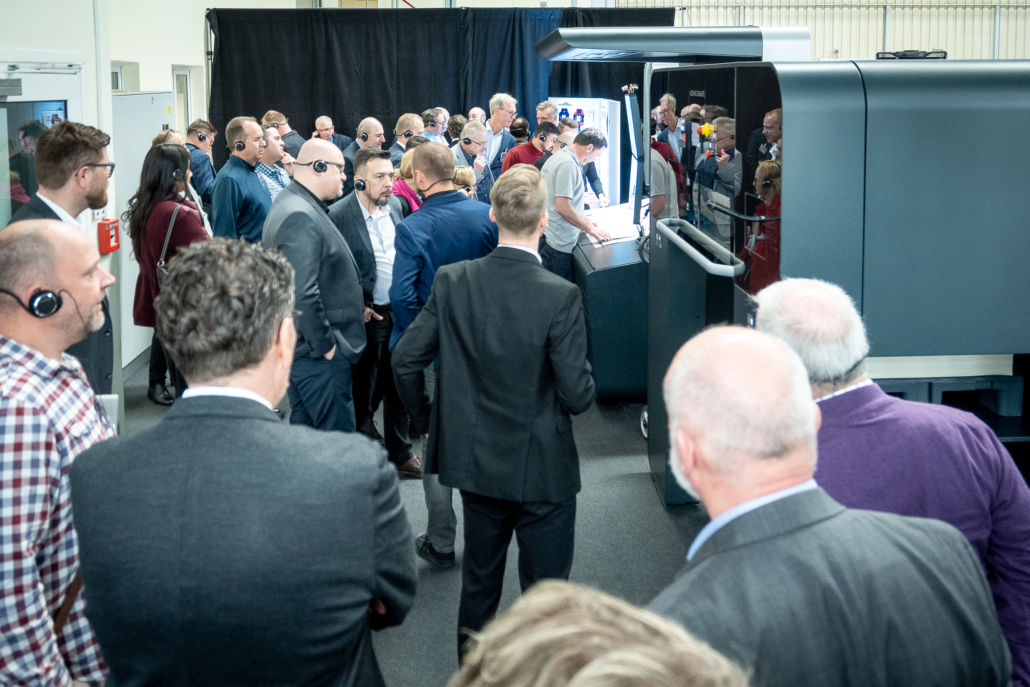 Delegates had a close-up view at the VariJET 106 Open House